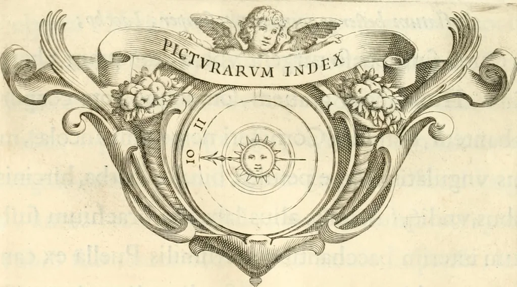 An illustration from Aedes Barberinae ad Quirinalem, 1642, leaf 83