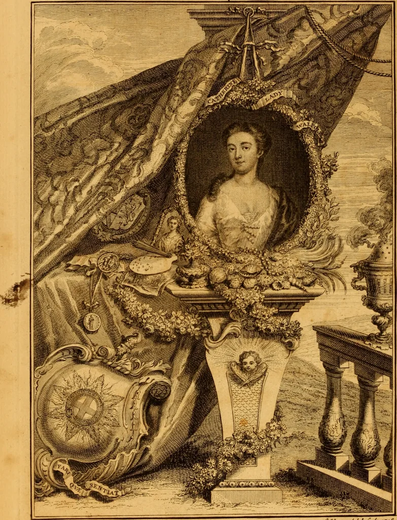 An illustration from Aedes Walpolianae: or, a description of the collection of pictures at Houghton-Hall in Norfolk, the seat of the Right Honourable Sir Robert Walpole, Earl of Orford, 1752, leaf 129