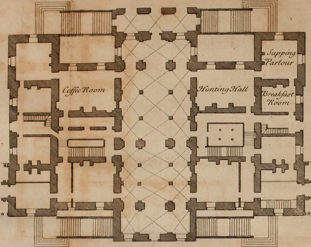 An illustration from Aedes Walpolianae: or, a description of the collection of pictures at Houghton-Hall in Norfolk, the seat of the Right Honourable Sir Robert Walpole, Earl of Orford, 1752, leaf 41