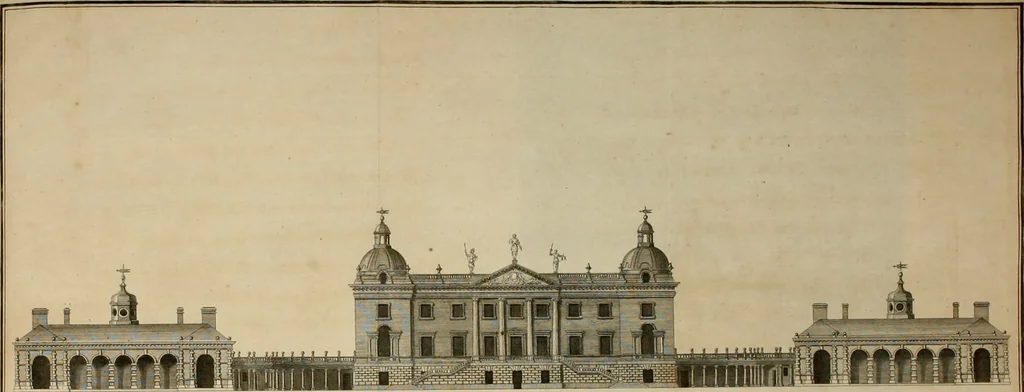 An illustration from Aedes Walpolianae, or, A description of the collection of pictures at Houghton-Hall in Norfolk, the seat of the Right Honourable Sir Robert Walpole, Earl of Orford, 1752, leaf 158