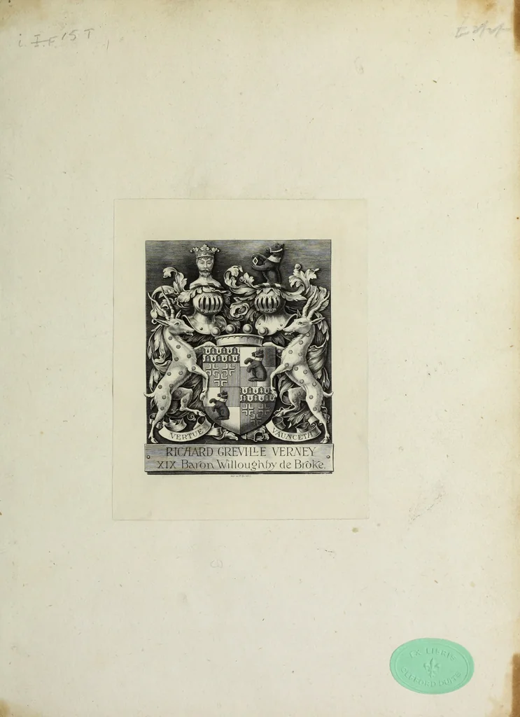 An illustration from Aedes Walpolianae, or, A description of the collection of pictures at Houghton-Hall in Norfolk, the seat of the Right Honourable Sir Robert Walpole, Earl of Orford, 1752, leaf 2