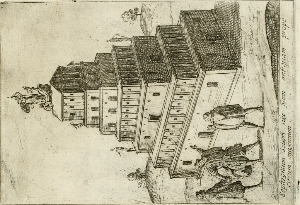 An illustration from Aedificiorum et ruinarum Romae ex antiquis atque hodiernis monimentis liber primus[-seco[n]dus], 1649, leaf 20