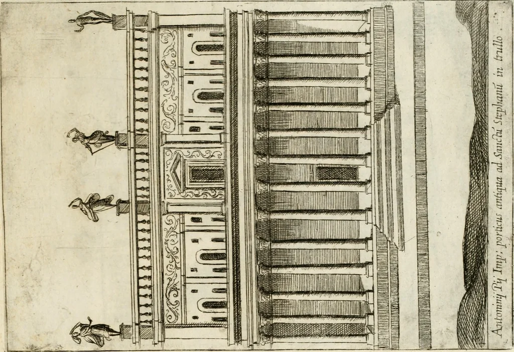 An illustration from Aedificiorum et ruinarum Romae ex antiquis atque hodiernis monimentis liber primus[-seco[n]dus], 1649, leaf 30