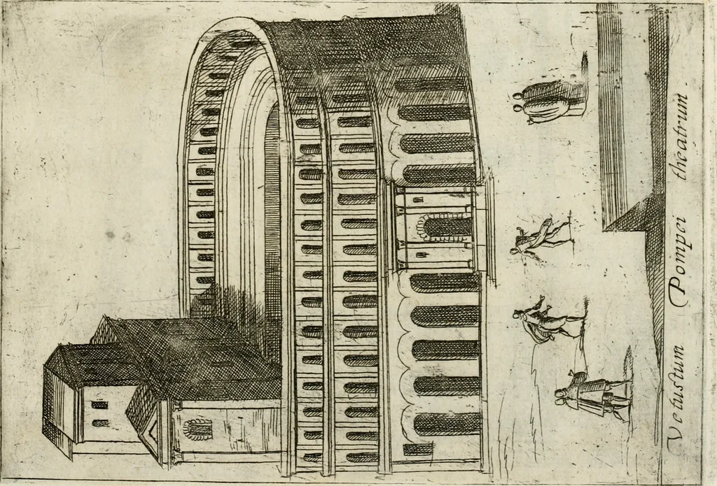 An illustration from Aedificiorum et ruinarum Romae ex antiquis atque hodiernis monimentis liber primus[-seco[n]dus], 1649, leaf 32