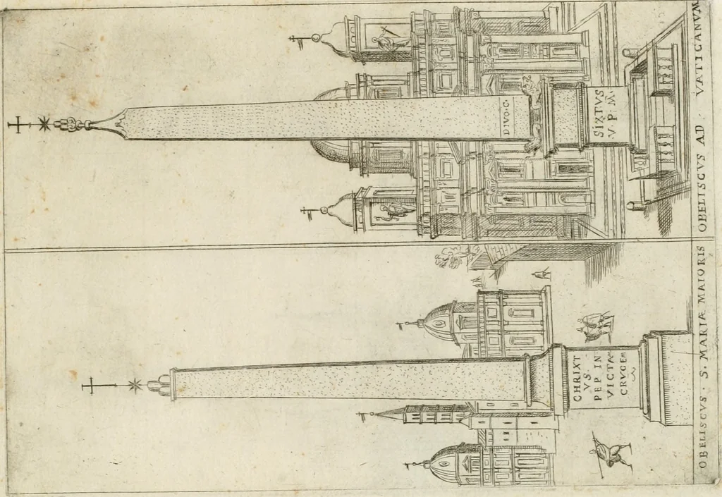 An illustration from Aedificiorum et ruinarum Romae ex antiquis atque hodiernis monimentis liber primus[-seco[n]dus], 1649, leaf 4