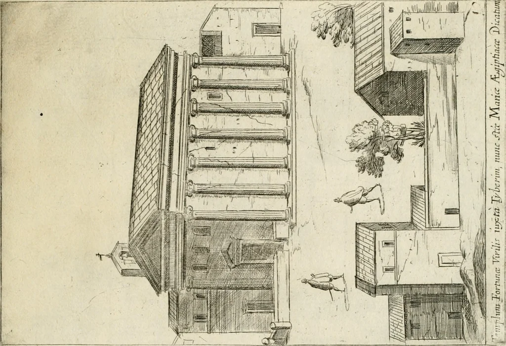 An illustration from Aedificiorum et ruinarum Romae ex antiquis atque hodiernis monimentis liber primus[-seco[n]dus], 1649, leaf 40