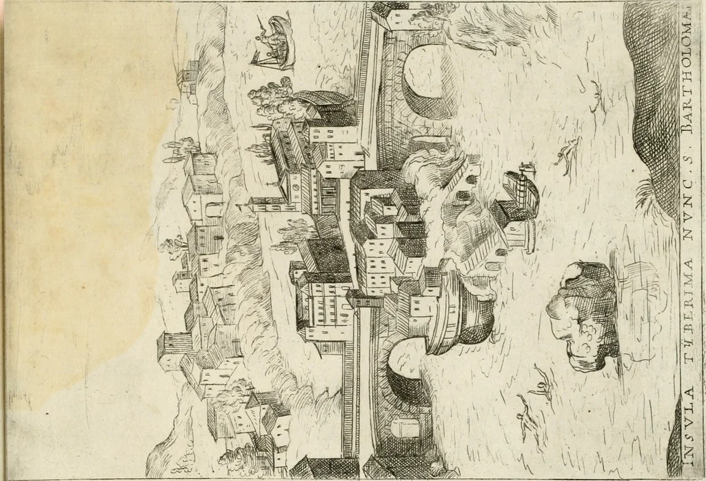 An illustration from Aedificiorum et ruinarum Romae ex antiquis atque hodiernis monimentis liber primus[-seco[n]dus], 1649, leaf 52