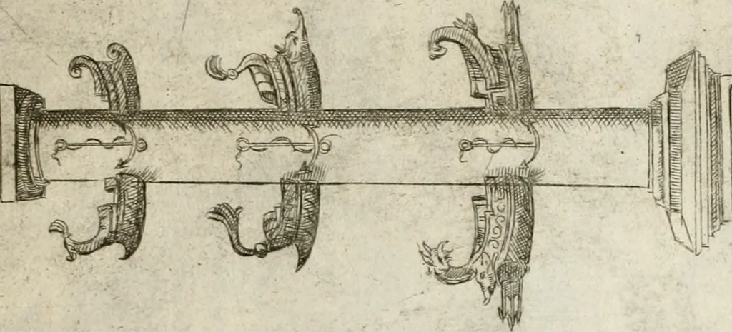 An illustration from Aedificiorum et ruinarum Romae ex antiquis atque hodiernis monimentis liber primus[-seco[n]dus], 1649, leaf 8