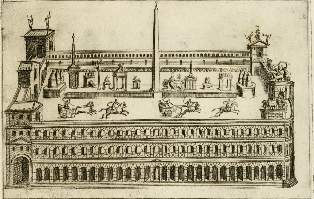 An illustration from Aedificiorum et ruinarum Romae ex antiquis atque hodiernis monimentis liber primus[-seco[n]dus], 1649, leaf 88