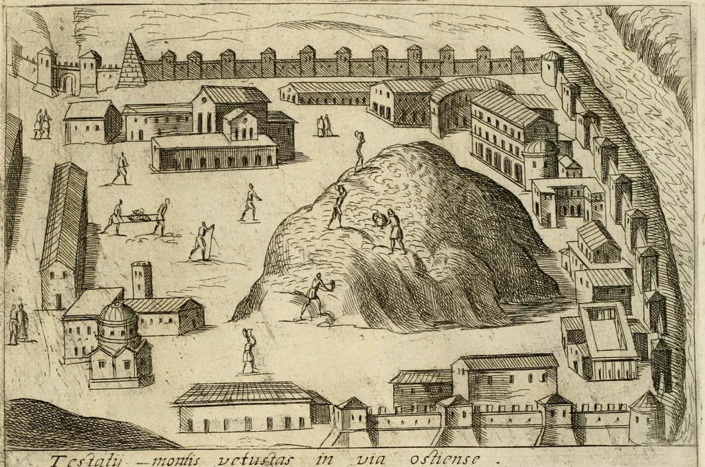 An illustration from Aedificiorum et ruinarum Romae ex antiquis atque hodiernis monimentis liber primus[-seco[n]dus], 1649, leaf 98