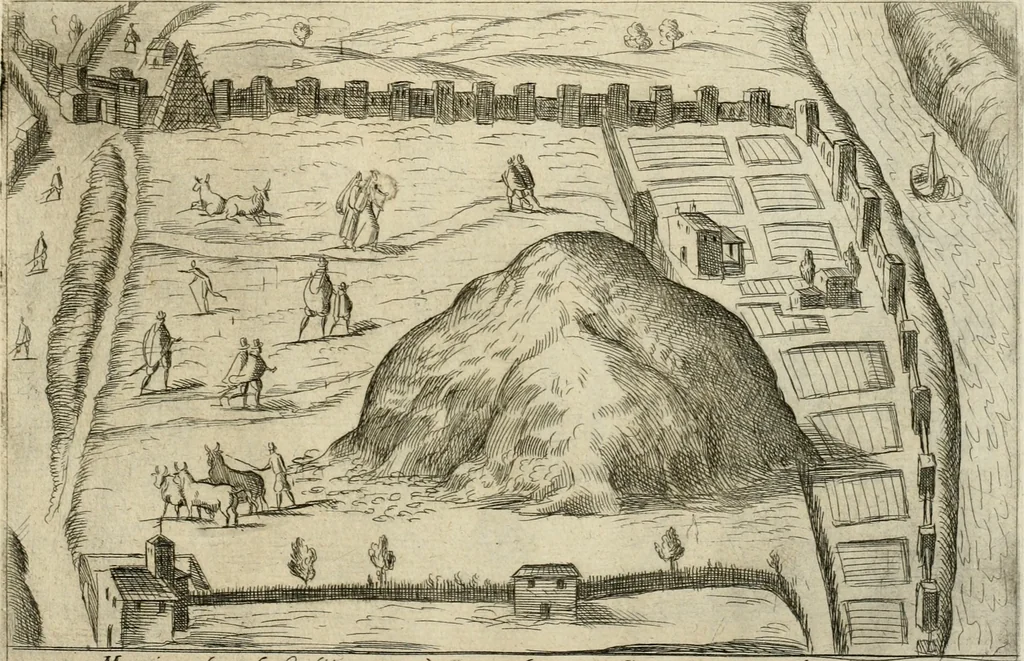 An illustration from Aedificiorum et ruinarum Romae ex antiquis atque hodiernis monimentis liber primus[-seco[n]dus], 1649, leaf 98