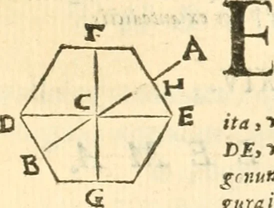 An illustration from Aerarium philosophiae mathematicae : in quo elementa philosophiae geometricae de planis, curuis, & solidis figuris applicata et ornata ... in tres tomos distributa sunt : intercessere ingeniosae inuentionis exodia horaria ..., 1648, leaf 598