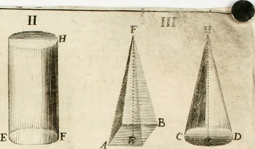 An illustration from Aerarium philosophiae mathematicae : in quo elementa philosophiae geometricae de planis, curuis, & solidis figuris applicata et ornata ... in tres tomos distributa sunt : intercessere ingeniosae inuentionis exodia horaria ..., 1648, leaf 532