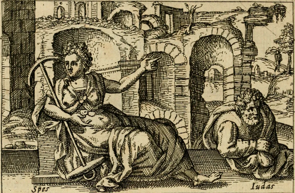 An illustration from Aereoplastes theo-sophicus, sive, Eicones mysticae : rarâ solertiâ, ac sagacitate singulari effictae, eaqu[ue] aere incisae ..., 1620, leaf 135
