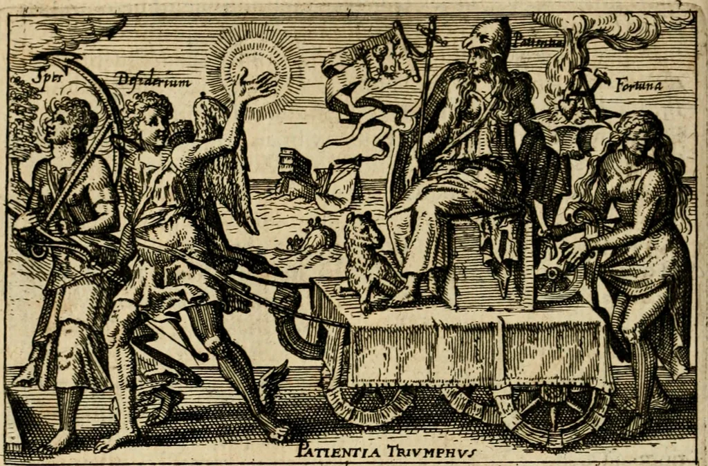 An illustration from Aereoplastes theo-sophicus, sive, Eicones mysticae : rarâ solertiâ, ac sagacitate singulari effictae, eaqu[ue] aere incisae ..., 1620, leaf 141