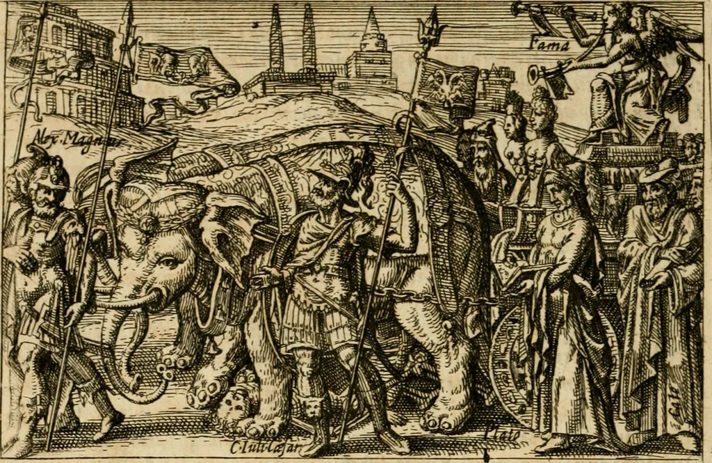 An illustration from Aereoplastes theo-sophicus, sive, Eicones mysticae : rarâ solertiâ, ac sagacitate singulari effictae, eaqu[ue] aere incisae ..., 1620, leaf 211