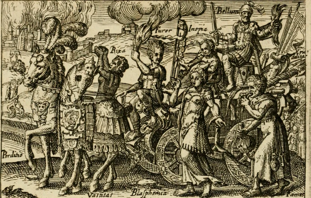 An illustration from Aereoplastes theo-sophicus, sive, Eicones mysticae : rarâ solertiâ, ac sagacitate singulari effictae, eaqu[ue] aere incisae ..., 1620, leaf 29