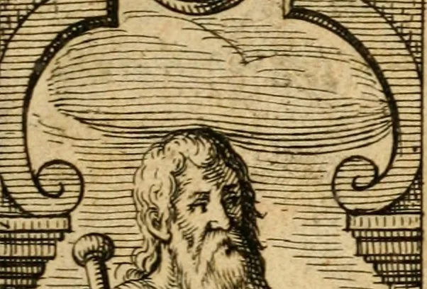 An illustration from Aereoplastes theo-sophicus, sive, Eicones mysticae : rarâ solertiâ, ac sagacitate singulari effictae, eaqu[ue] aere incisae ..., 1620, leaf 4