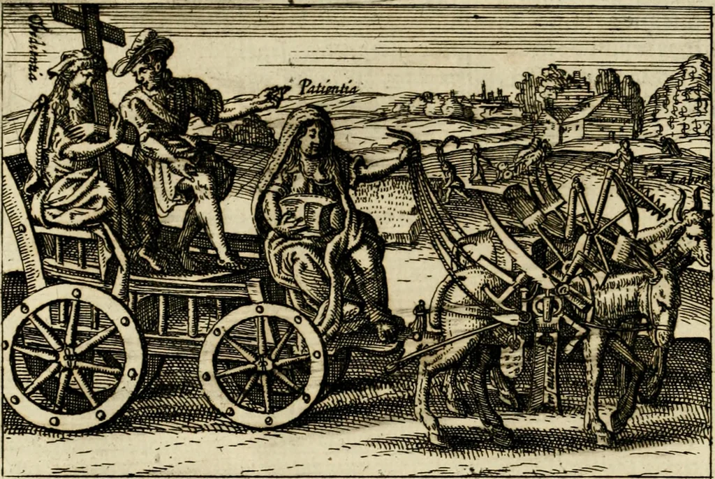 An illustration from Aereoplastes theo-sophicus, sive, Eicones mysticae : rarâ solertiâ, ac sagacitate singulari effictae, eaqu[ue] aere incisae ..., 1620, leaf 41