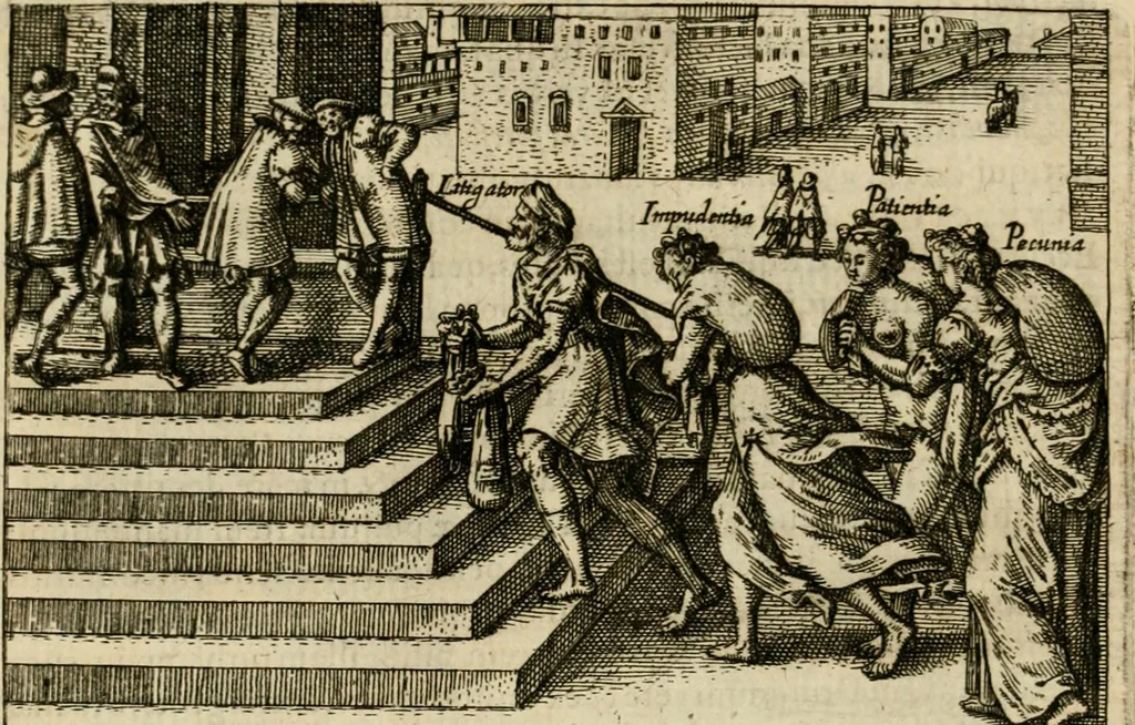 An illustration from Aereoplastes theo-sophicus, sive, Eicones mysticae : rarâ solertiâ, ac sagacitate singulari effictae, eaqu[ue] aere incisae ..., 1620, leaf 47