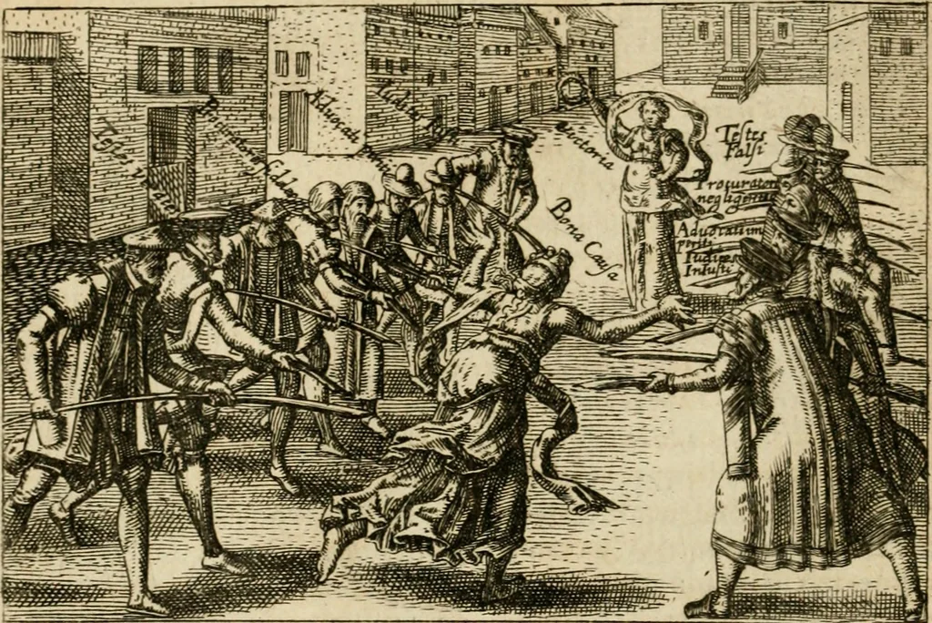 An illustration from Aereoplastes theo-sophicus, sive, Eicones mysticae : rarâ solertiâ, ac sagacitate singulari effictae, eaqu[ue] aere incisae ..., 1620, leaf 57