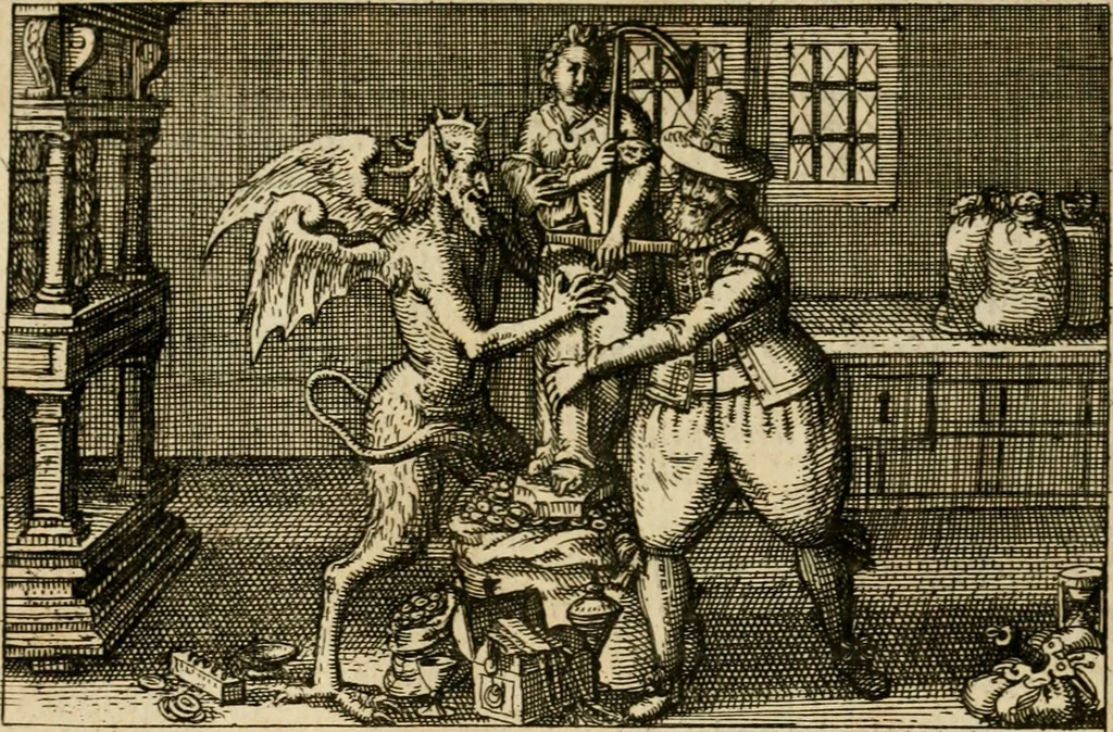 An illustration from Aereoplastes theo-sophicus, sive, Eicones mysticae : rarâ solertiâ, ac sagacitate singulari effictae, eaqu[ue] aere incisae ..., 1620, leaf 65