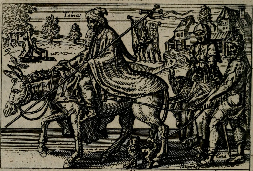 An illustration from Aereoplastes theo-sophicus, sive, Eicones mysticae : rarâ solertiâ, ac sagacitate singulari effictae eæq́[ue] æri incisæ : integram veræ theosophias rationem mirâ dexteritate adumbrantes : euolutione Latinâ ex Sacris Scripturis, sanctis patribus, philosophis, oratoribus, historicis ac poëtis tàm Græcis quàm Latinis Christianis iuxtà atq[ue]; gentibus nunc illuminatæ, ac bonorum bono editæ, 1620, leaf 153