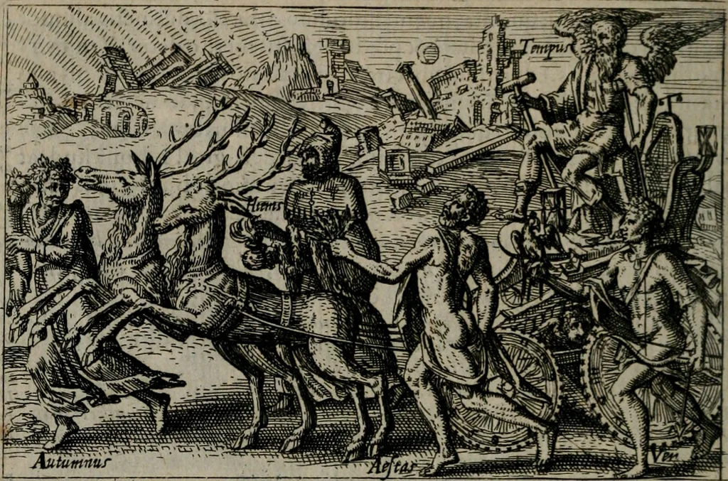 An illustration from Aereoplastes theo-sophicus, sive, Eicones mysticae : rarâ solertiâ, ac sagacitate singulari effictae eæq́[ue] æri incisæ : integram veræ theosophias rationem mirâ dexteritate adumbrantes : euolutione Latinâ ex Sacris Scripturis, sanctis patribus, philosophis, oratoribus, historicis ac poëtis tàm Græcis quàm Latinis Christianis iuxtà atq[ue]; gentibus nunc illuminatæ, ac bonorum bono editæ, 1620, leaf 213