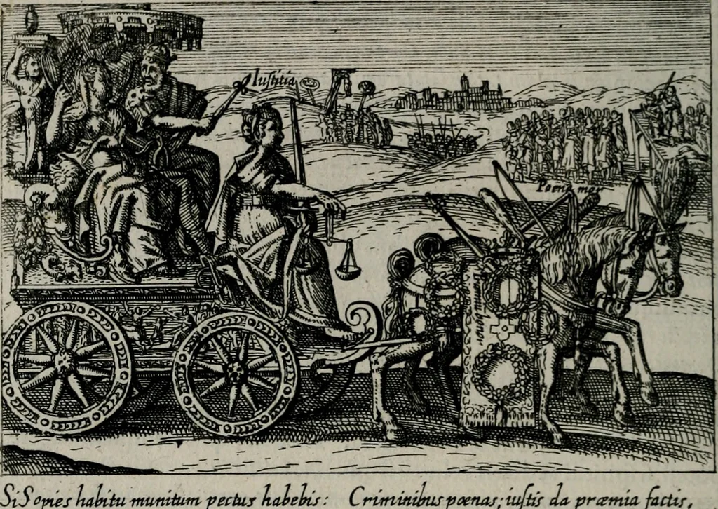 An illustration from Aereoplastes theo-sophicus, sive, Eicones mysticae : rarâ solertiâ, ac sagacitate singulari effictae eæq́[ue] æri incisæ : integram veræ theosophias rationem mirâ dexteritate adumbrantes : euolutione Latinâ ex Sacris Scripturis, sanctis patribus, philosophis, oratoribus, historicis ac poëtis tàm Græcis quàm Latinis Christianis iuxtà atq[ue]; gentibus nunc illuminatæ, ac bonorum bono editæ, 1620, leaf 41