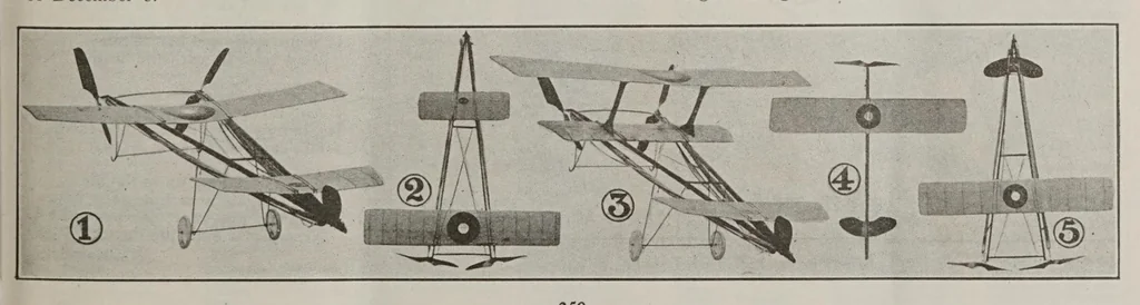 An illustration from Aerial age, 1922, leaf 187