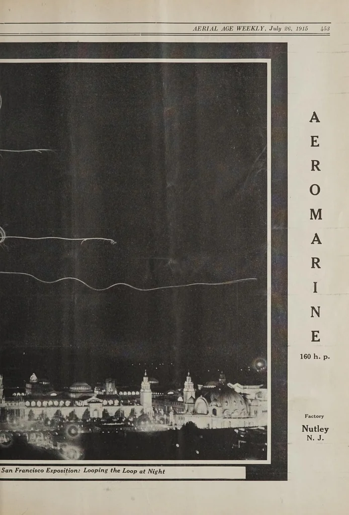 An illustration from Aerial age, 1922, leaf 461