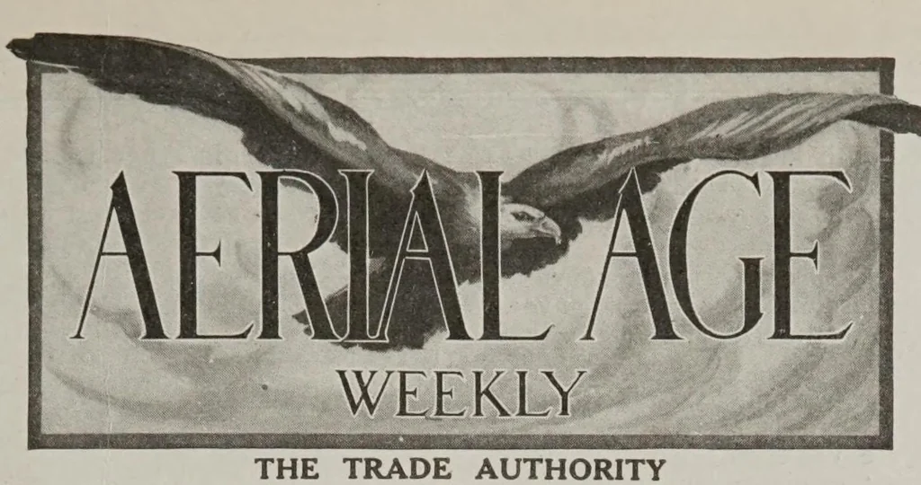 An illustration from Aerial age, 1922, leaf 453