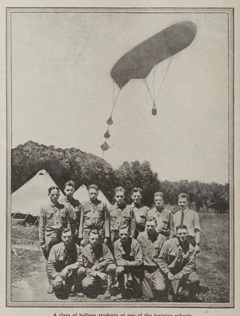 An illustration from Aerial age, 1922, leaf 62