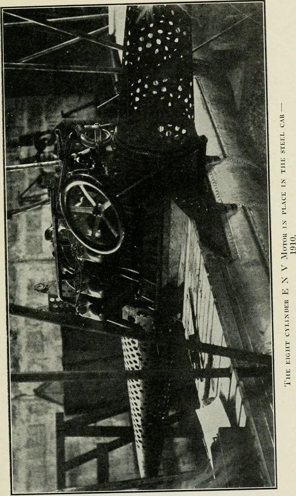 An illustration from The aerial age : a thousand miles by airship over the Atlantic Ocean; airship voyages over the Polar Sea, the past, the present and the future of aerial navigation, 1911, leaf 420