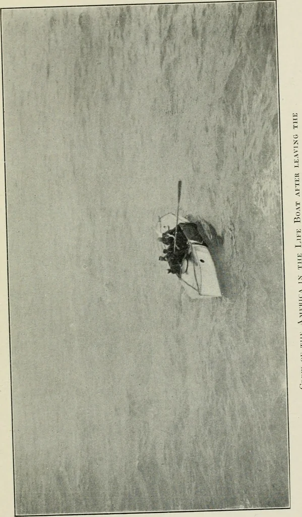 An illustration from The aerial age : a thousand miles by airship over the Atlantic Ocean; airship voyages over the Polar Sea, the past, the present and the future of aerial navigation, 1911, leaf 528