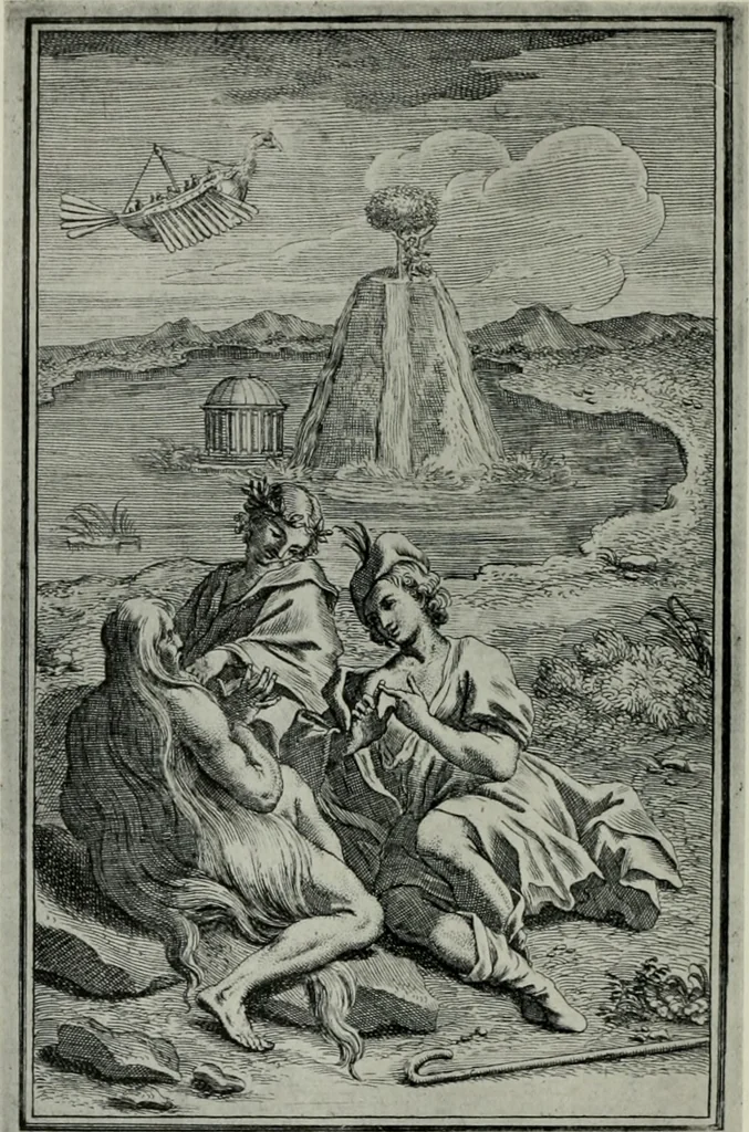 An illustration from Aeronautica; or, The history of aviation and aerostation, told in contemporary autograph letters, books, broadsides, drawings, engravings, manuscripts, newspapers, paintings, posters, press notices, etc., dating from the year 1557 to 1880, 1900, leaf 15