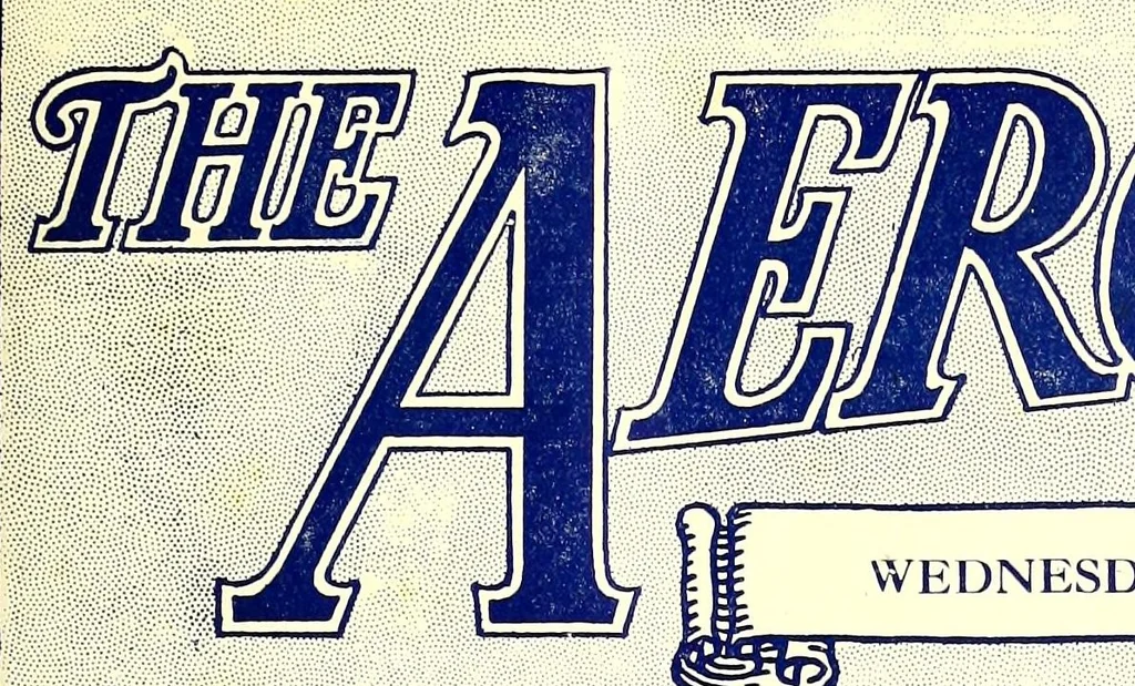 An illustration from The Aeroplane, 1911, leaf 403