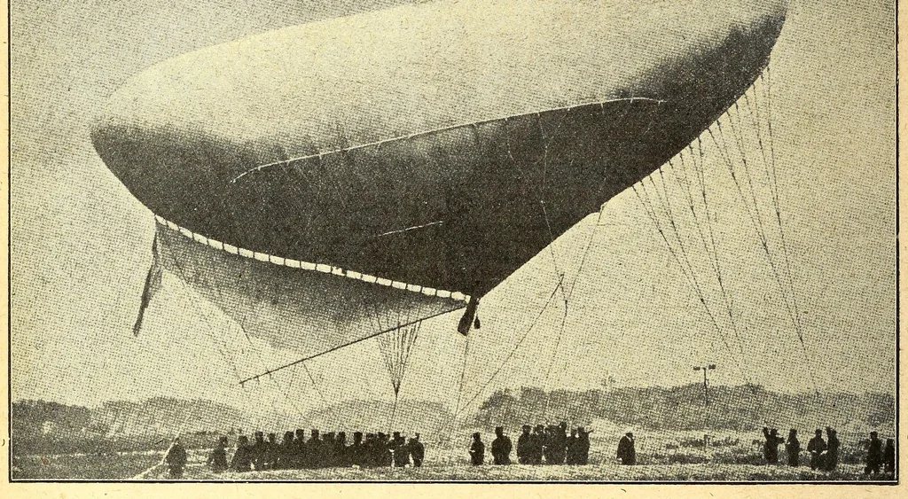An illustration from The Aeroplane, 1911, leaf 354