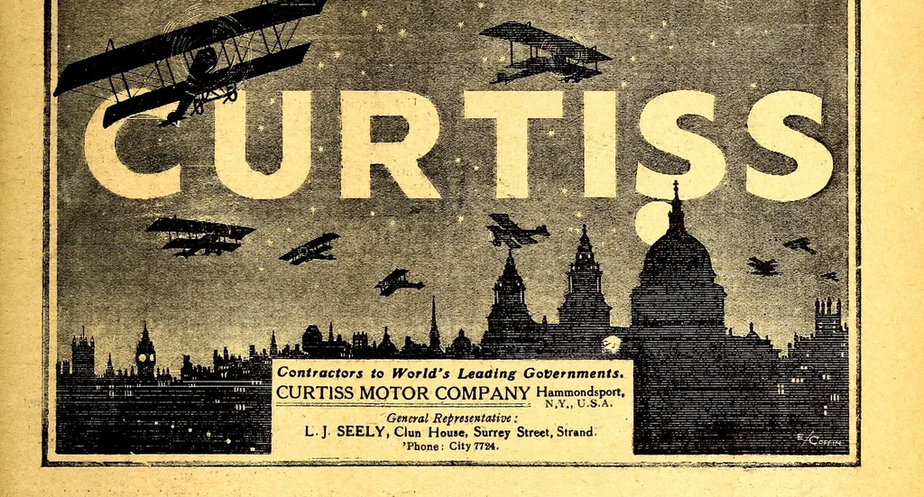 An illustration from The Aeroplane, 1911, leaf 427