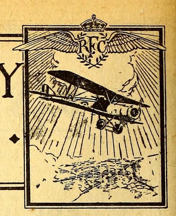An illustration from The Aeroplane, 1911, leaf 708