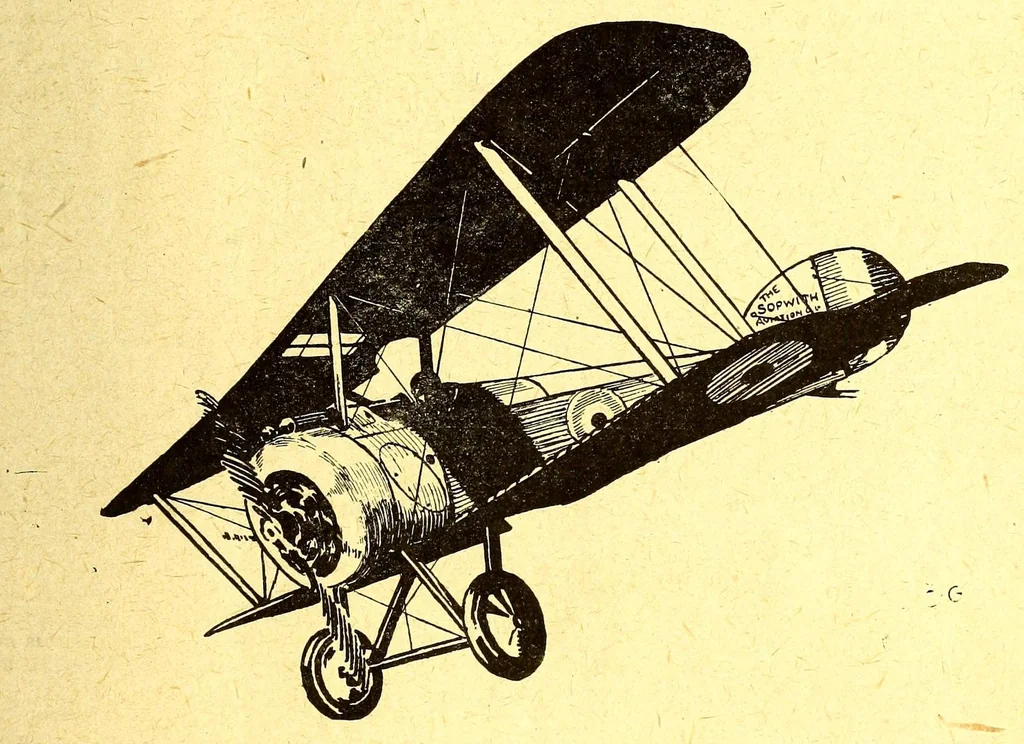An illustration from The Aeroplane, 1911, leaf 615