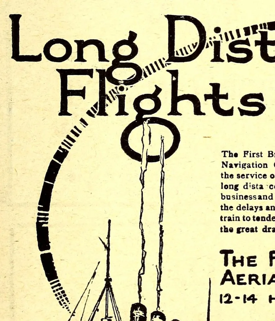 An illustration from The Aeroplane, 1911, leaf 1219