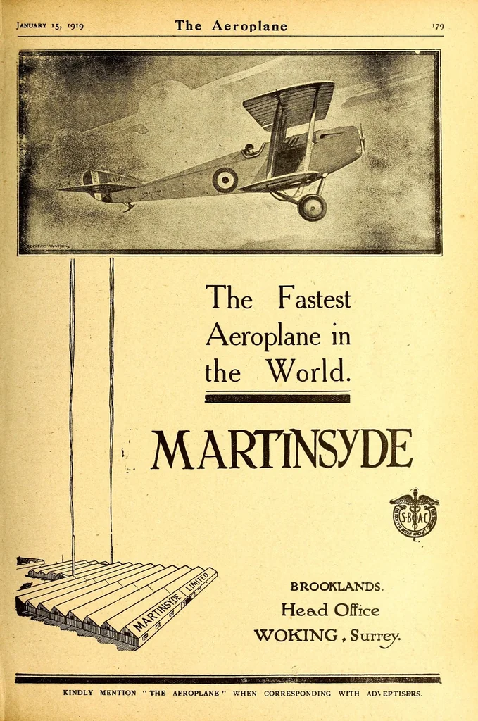 An illustration from The Aeroplane, 1911, leaf 207