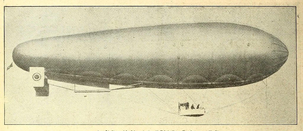 An illustration from The Aeroplane, 1911, leaf 812