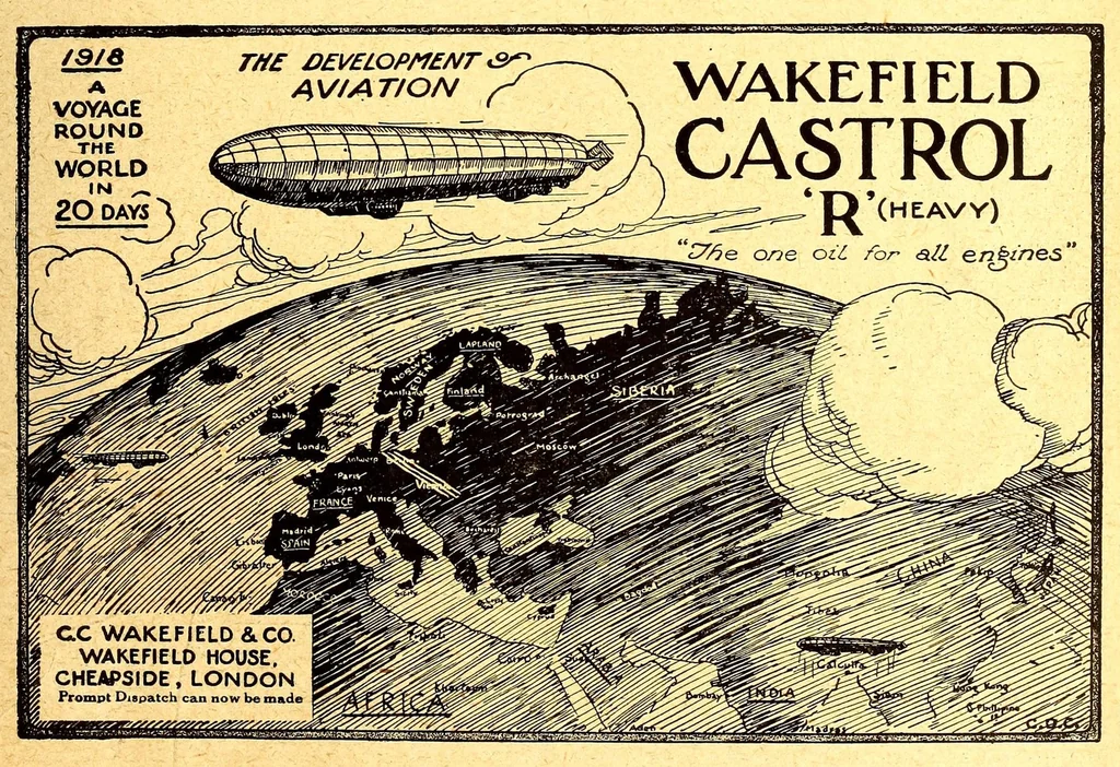 An illustration from The Aeroplane, 1911, leaf 519