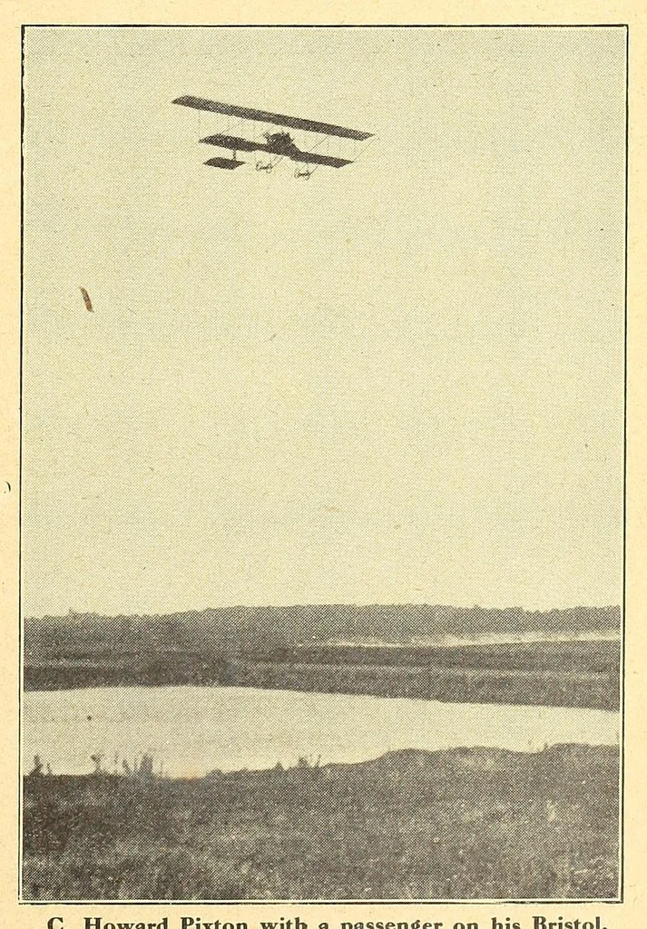 An illustration from The Aeroplane, 1911, leaf 331
