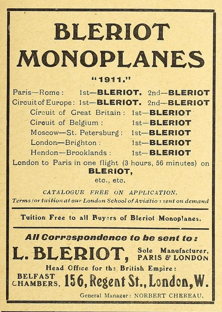 An illustration from The Aeroplane, 1911, leaf 397