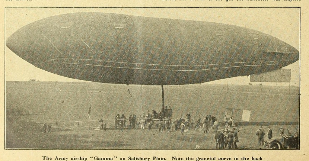 An illustration from The Aeroplane, 1911, leaf 428