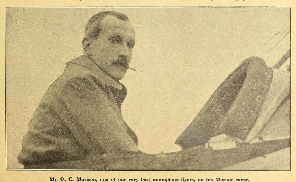An illustration from The Aeroplane, 1911, leaf 499