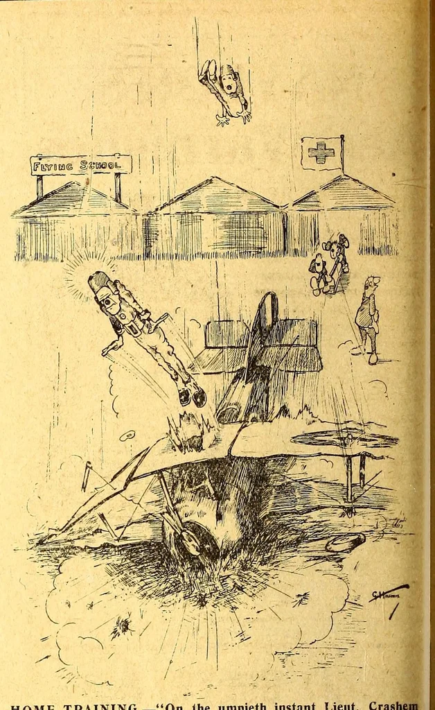 An illustration from The Aeroplane, 1911, leaf 662